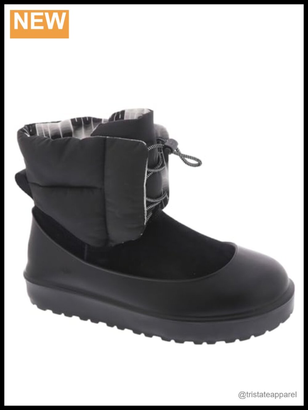 Women's Ankle Boots Waterproof Suede Faux Fur Lining Pull On